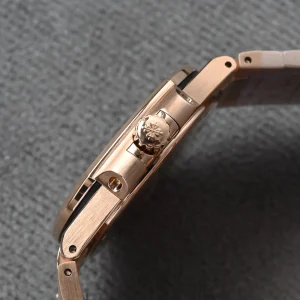 Patek Philippe Nautilus 7010/1R-013 Ladies 32mm Purple Dial Rose Gold Super Clone Watch - Right Side