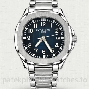 Replica Patek Philippe Aquanaut 5167/1A-001 40.8mm Stainless Steel Deep Blue Dial Men’s Watch - Main Image