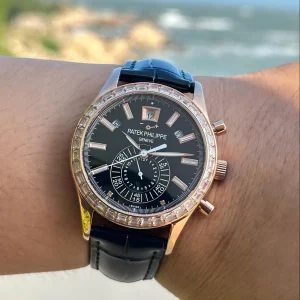 Patek Philippe Complications 5961R-010 Super Clone 41mm Rose Gold Case - Dial Detail 1