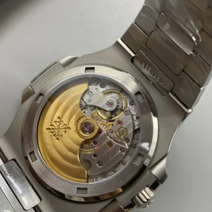 Patek Philippe Nautilus 5711/1A-001 Super Clone 40mm Stainless Steel Gradient Blue Dial - Back View