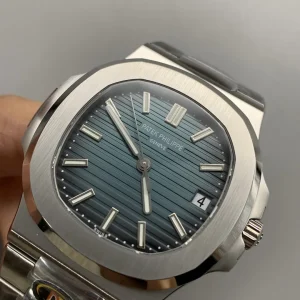 Patek Philippe Nautilus 5711/1A-001 Super Clone 40mm Stainless Steel Gradient Blue Dial - Dial Detail 1