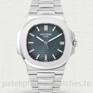 Patek Philippe Nautilus 5711/1A-001 Super Clone 40mm Stainless Steel Gradient Blue Dial - Main Image