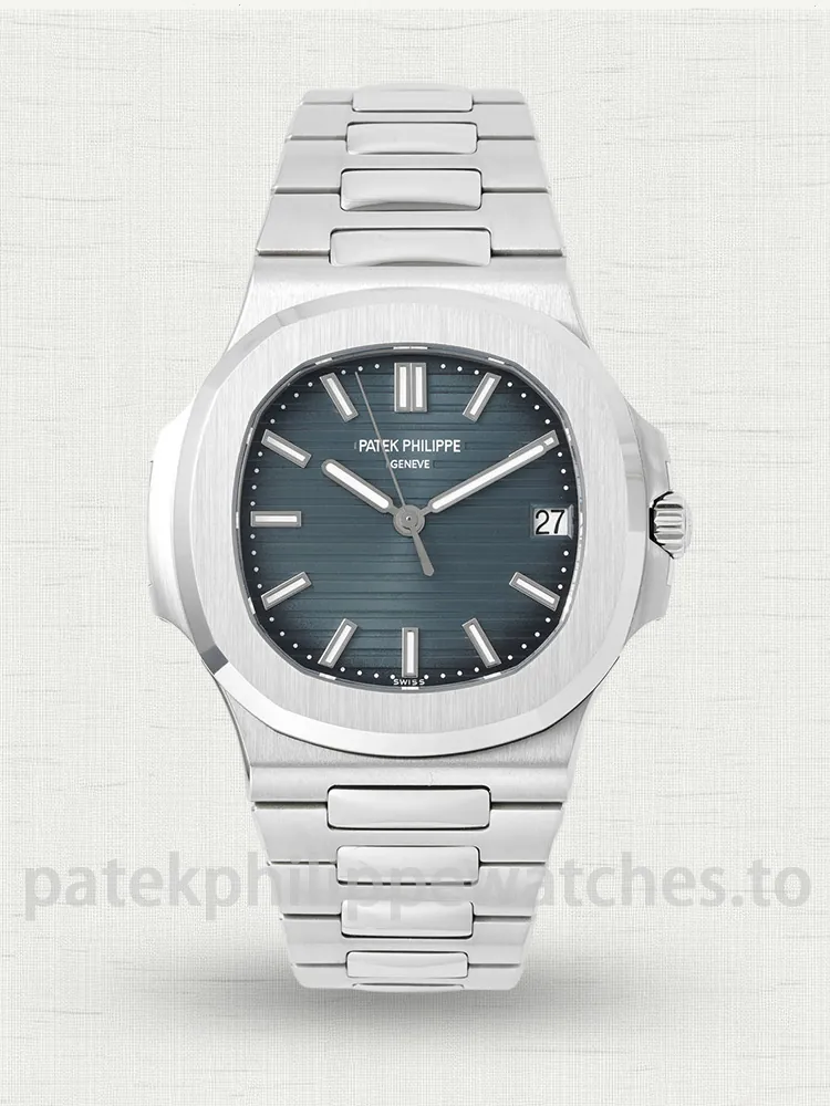 pp-nautilus-5711-330 (2) Patek Philippe Nautilus 5711/1A-001 Super Clone 40mm Stainless Steel Gradient Blue Dial - Main Image