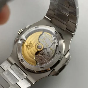 Patek Philippe Nautilus 5711/1A-001 Super Clone 40mm Stainless Steel Gradient Blue Dial - Back View 2