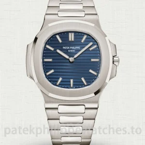 Patek Philippe Nautilus 5810/1G-001 50th Anniversary Super Clone 41mm Blue Dial - Main Image