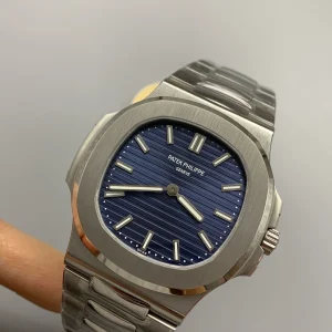 Patek Philippe Nautilus 5810/1G-001 50th Anniversary Super Clone 41mm Blue Dial - Dial Detail 1