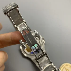 Patek Philippe Nautilus 5810/1G-001 50th Anniversary Super Clone 41mm Blue Dial - Buckle Detail 1